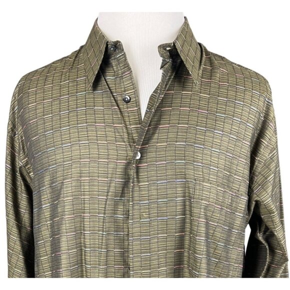 Gillio Premier Men's Button Down Dress Shirt Size XLT - Picture 2 of 9